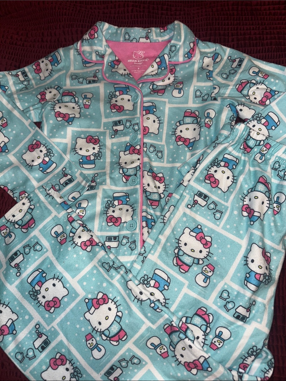 Hello kitty Christmas pajama